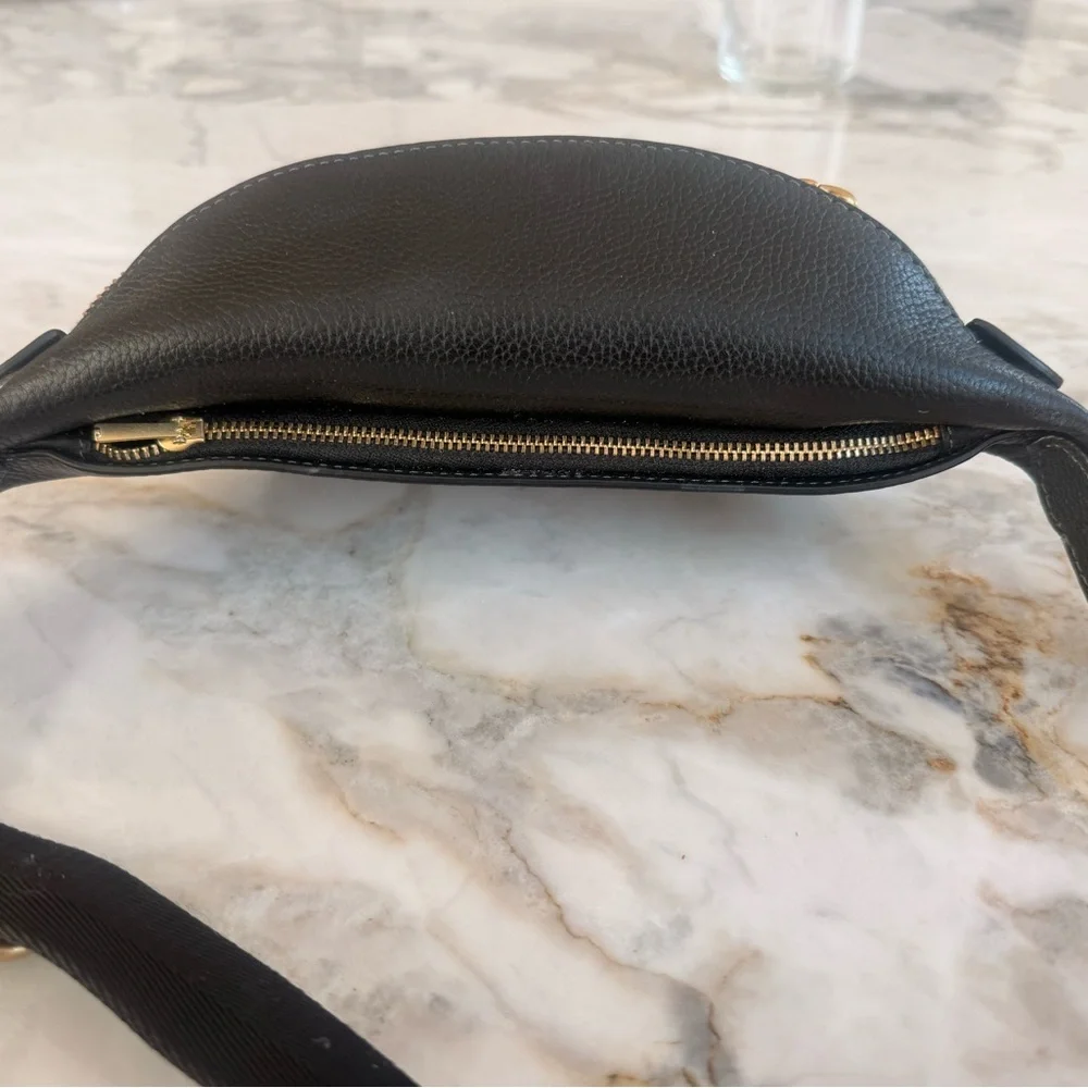 Coach Black Pebble Leather Belt Bag - Picture 7 of 7